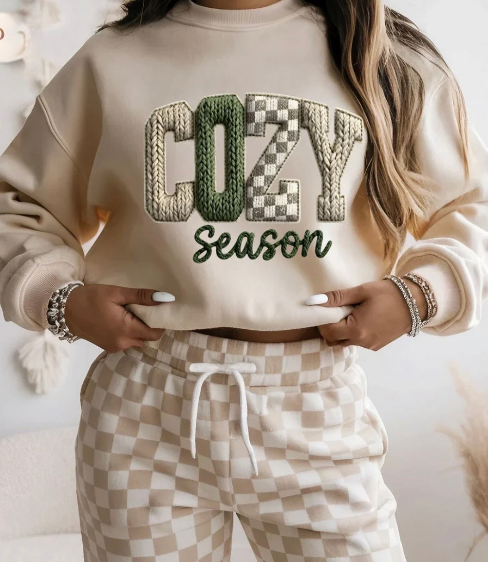 Cozy Season (Green) - GLITTER