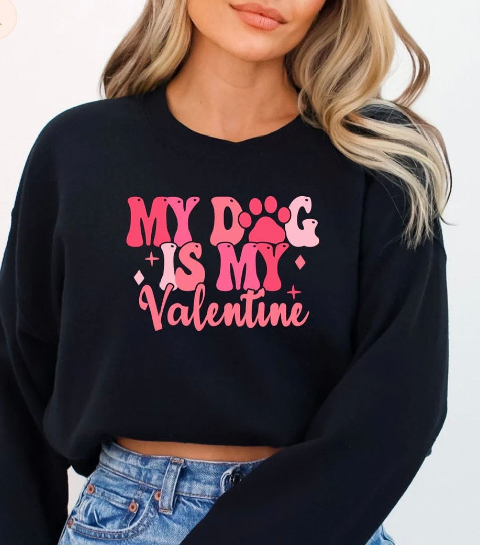My Dog is My Valentine - GLITTER