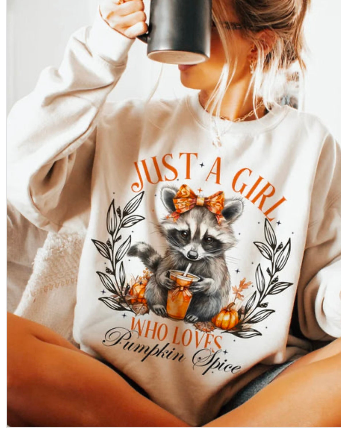 Just a Girl Who Loves Pumpkin Spice GLITTER