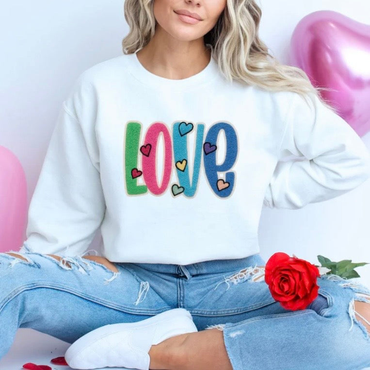 Colorful Love Chenille - GLITTER