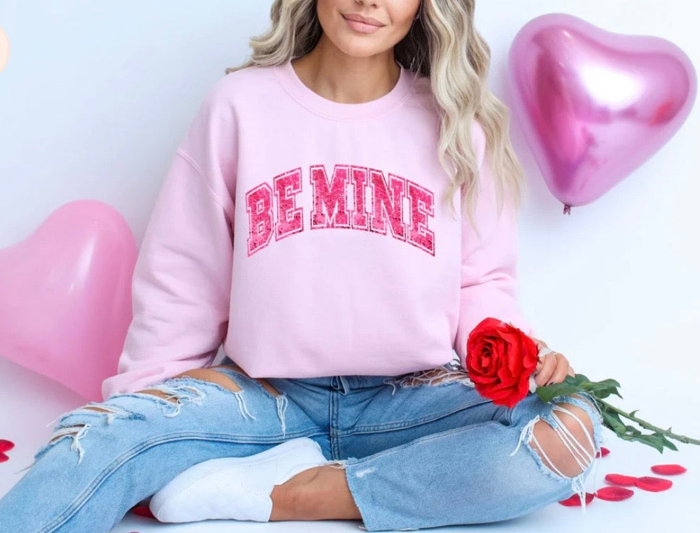 Be Mine Faux Sequins - GLITTER