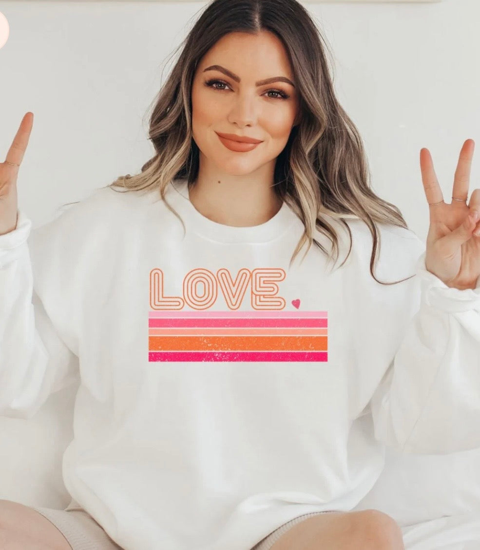 Retro Vintage Love - GLITTER