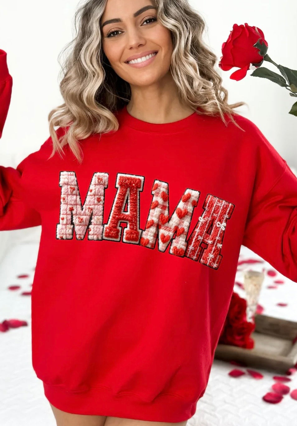 Mama Yarn Hearts - GLITTER