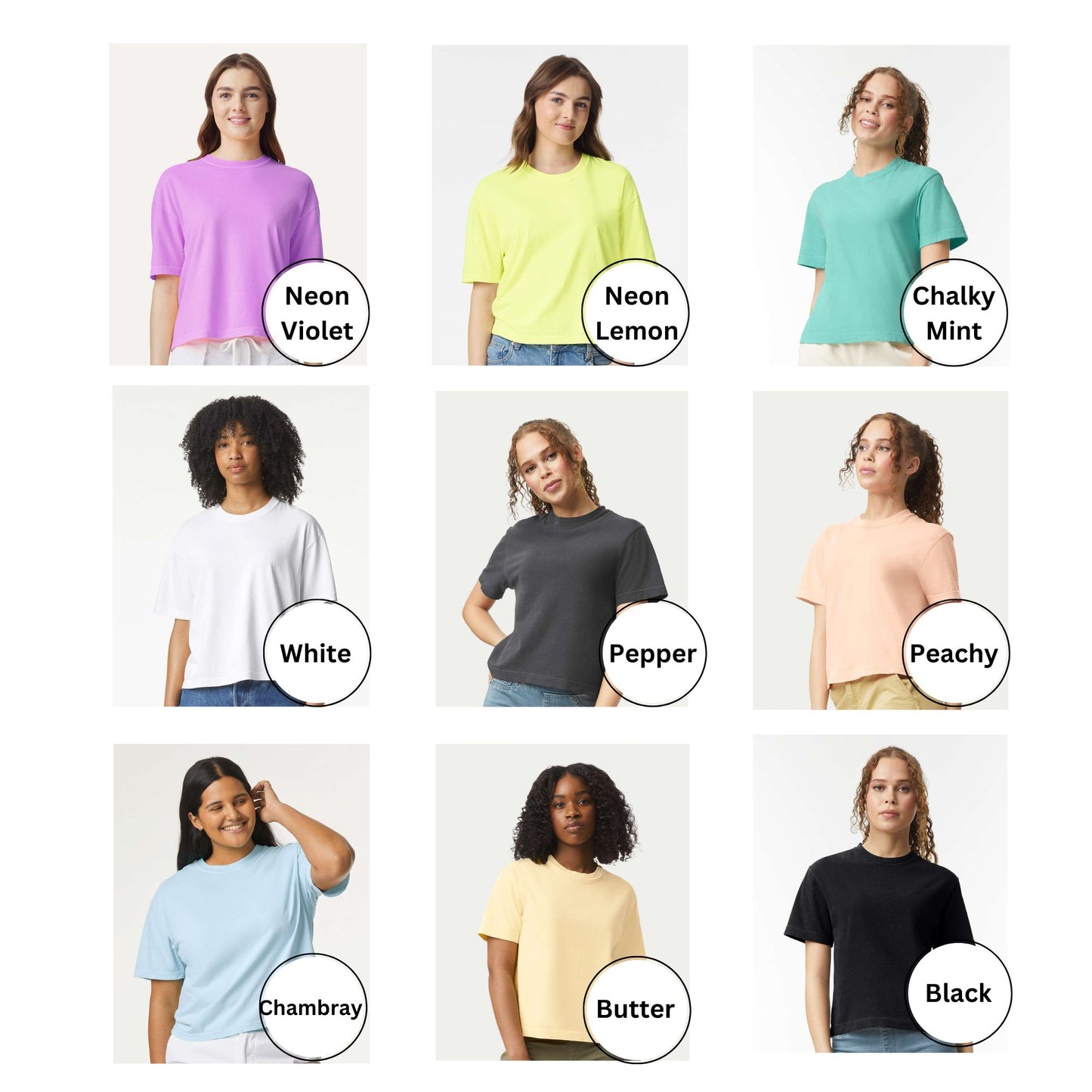 Comfort Colors Boxy Cropped Tee