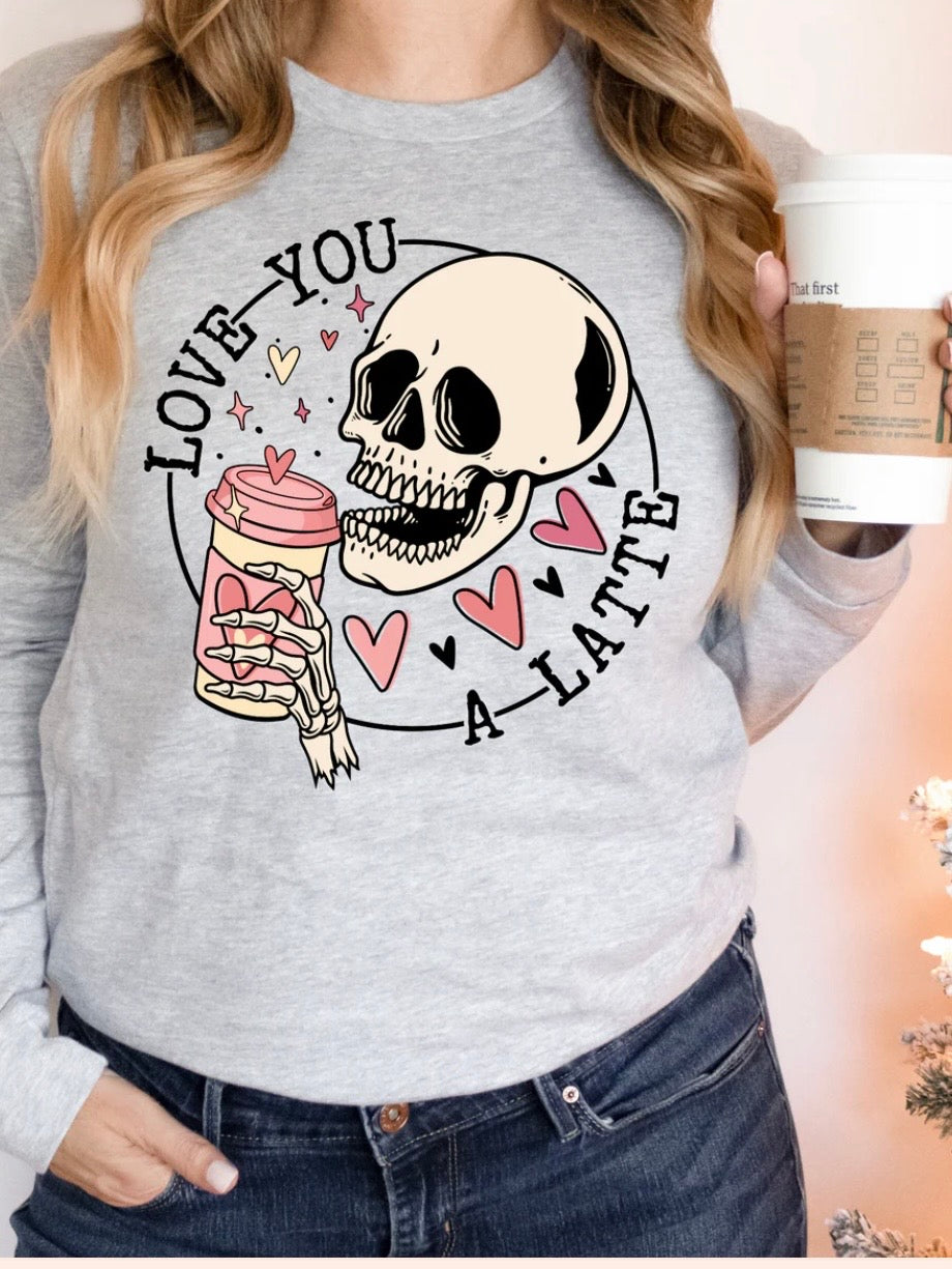 Love You a Latte - GLITTER