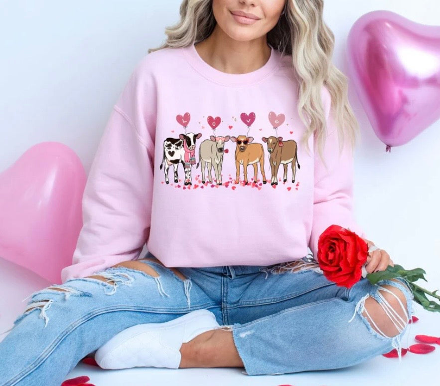 V-Day Cows - GLITTER