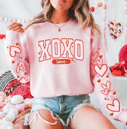 XOXO WITH SLEEVES - GLITTER