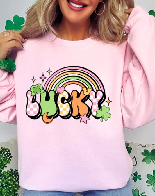 St. Patrick's Day Lucky Rainbow GLITTER