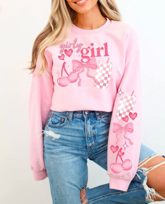 Girly Girl with Sleeves - GLITTER