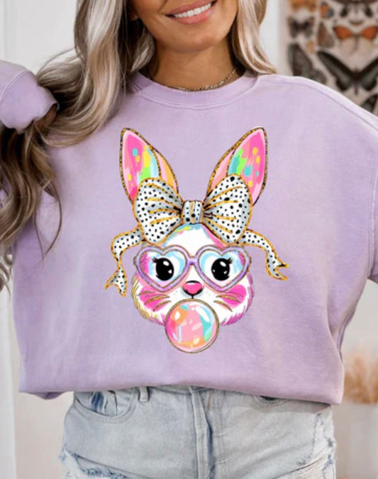 Bubble gum Bunny GLITTER