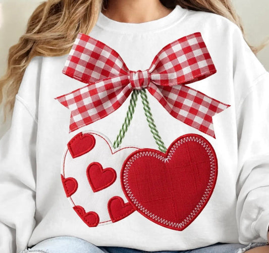 Patch Work Cherries - GLITTER