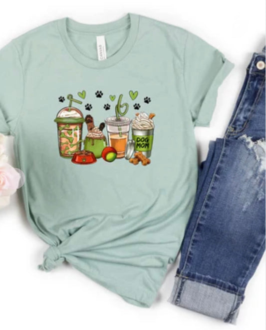 Dog Mom Green Cups