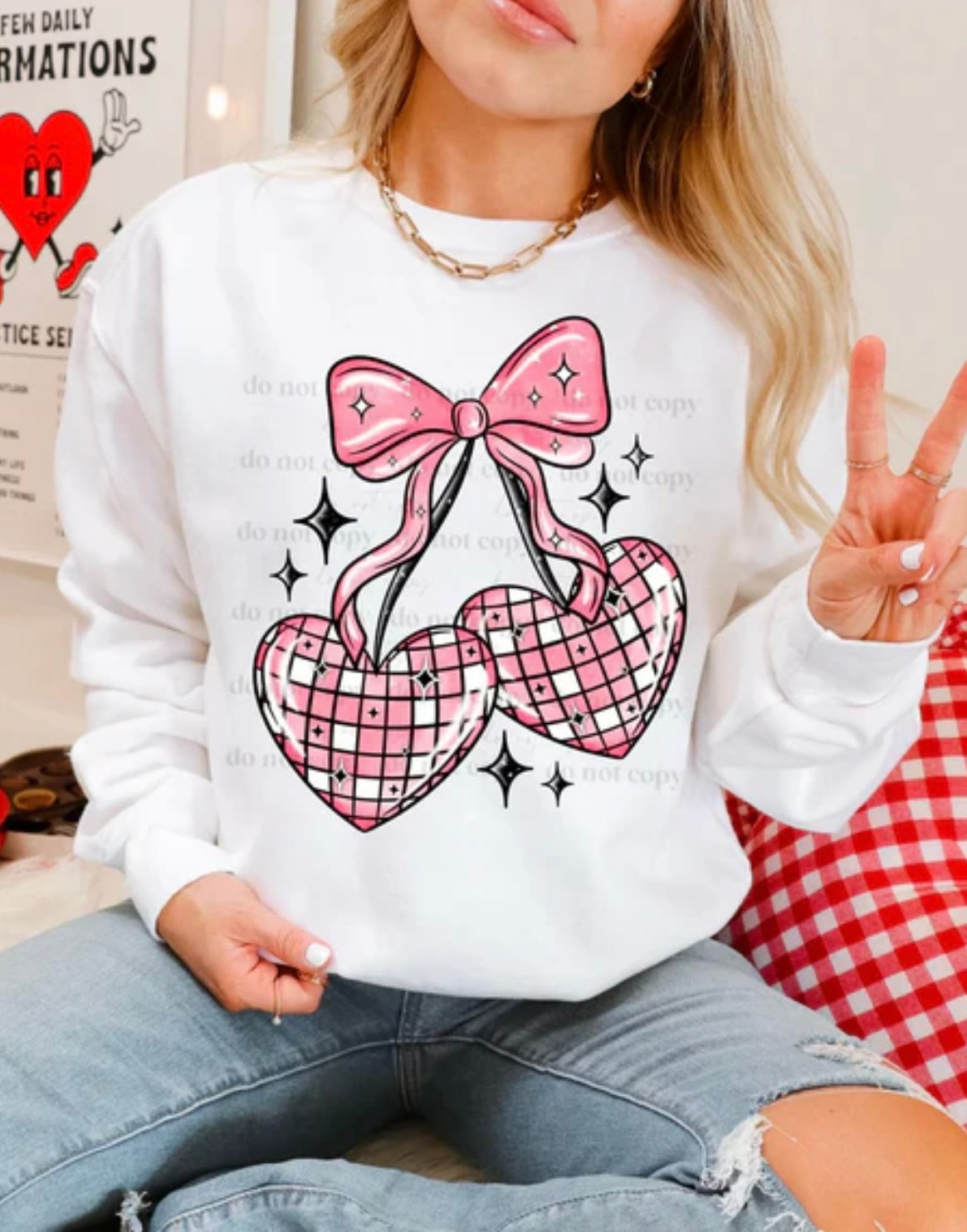 Disco Hearts GLITTER