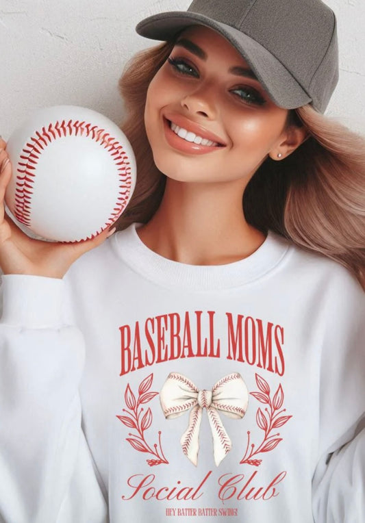 Baseball Moms Social Club GLITTER