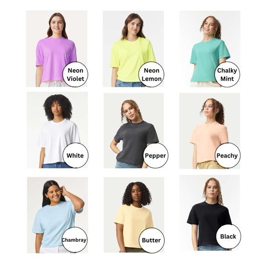 Comfort Colors Boxy Cropped Tee