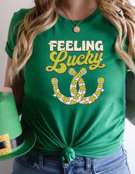 Feeling Lucky Horseshoes Glitter