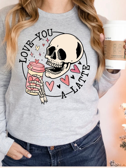 Love You a Latte - GLITTER