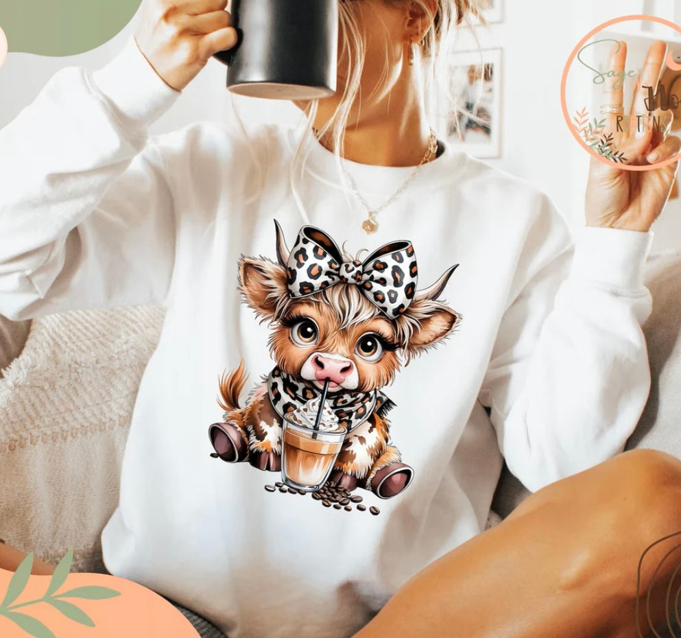 Coffee Cow - GLITTER