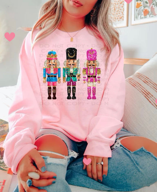 Preppy Nutcrackers Glitter