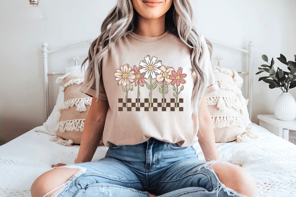 Cute Flowers GLITTER