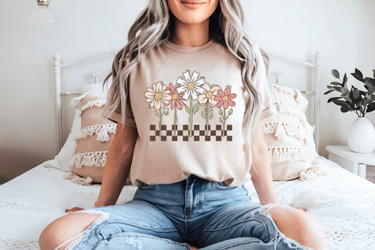 Cute Flowers GLITTER