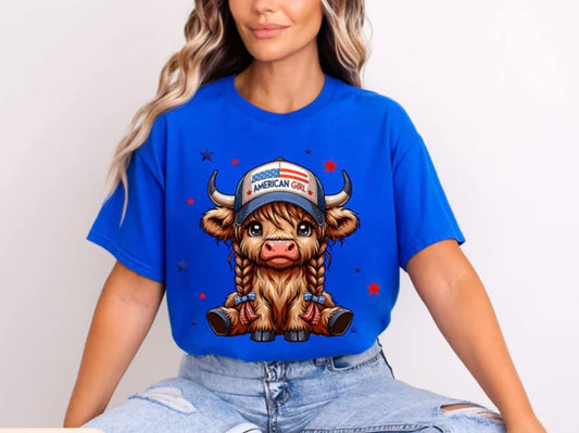 American Girl Highland Cow GLITTER