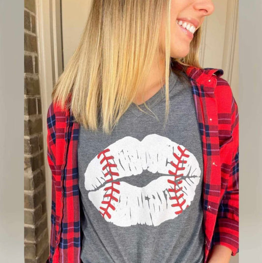Baseball Lips GLITTER