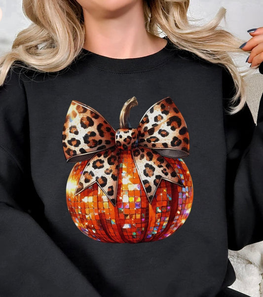 Disco Pumpkin Leopard - GLITTER
