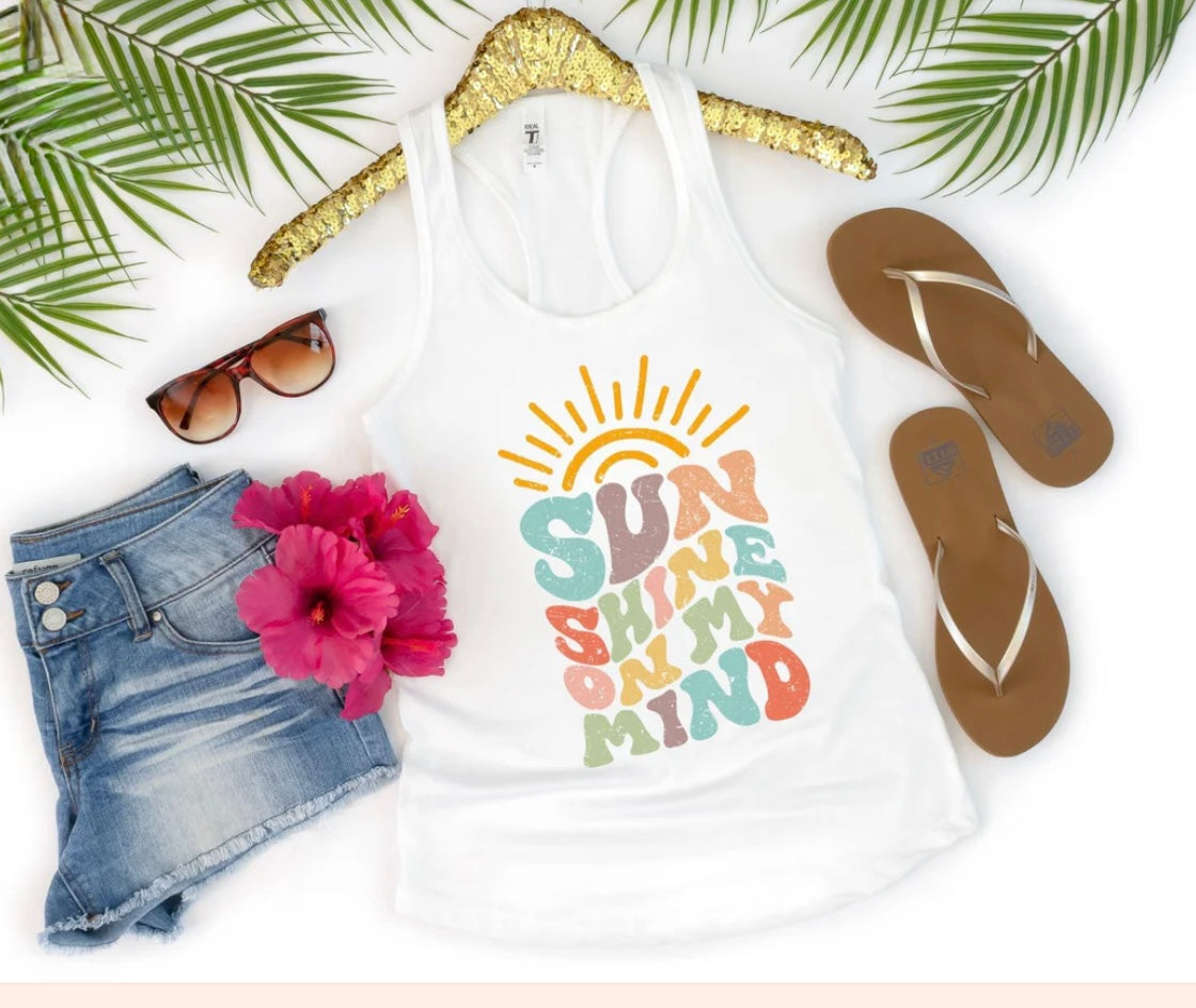 Sunshine Retro on my Mind GLITTER